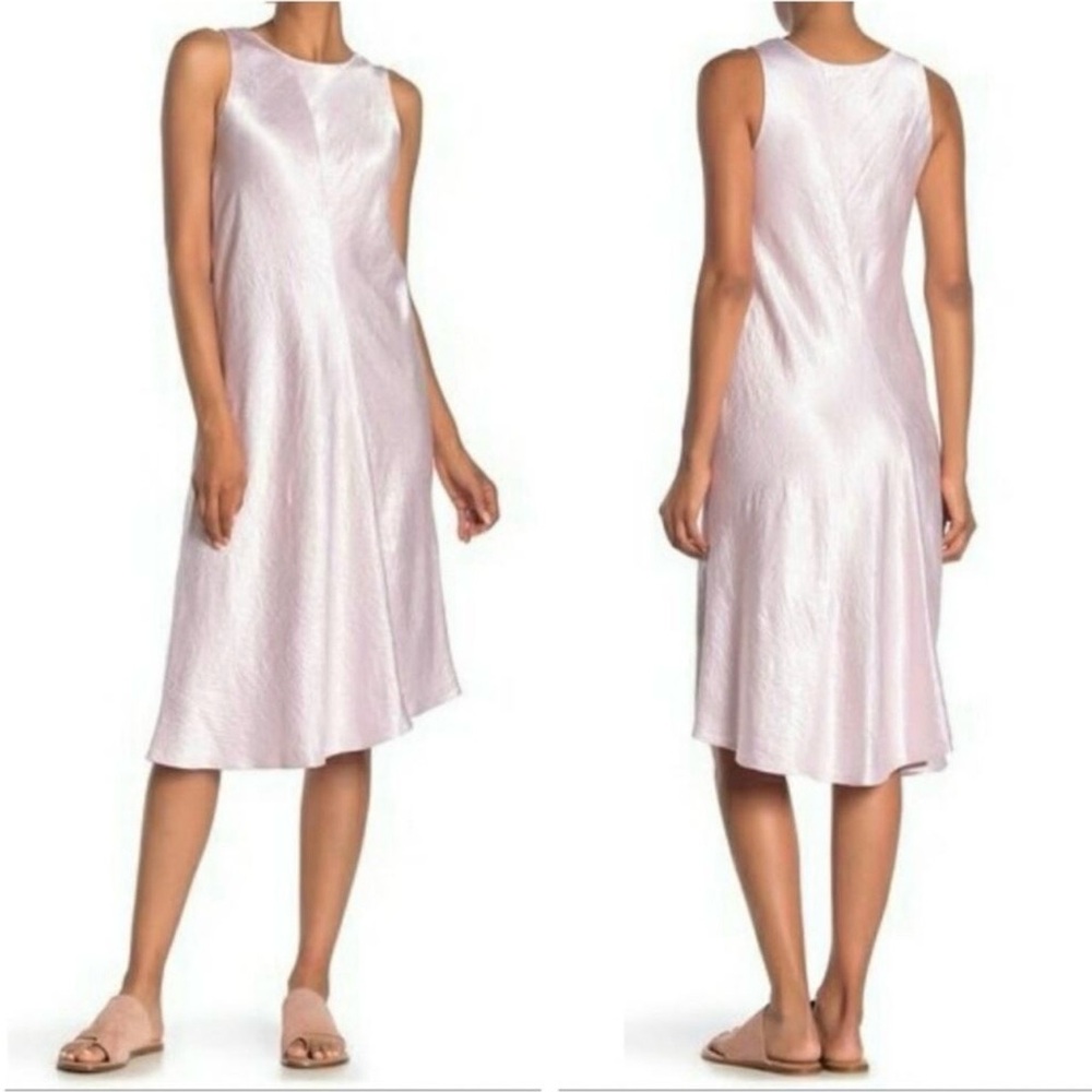 Vince Womens cut sleeveless dress soft pink Size XS